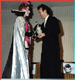 Anthony Head and costume contest winner