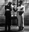 scene from the play: (Anthony Head?) and Alan Bates