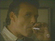 Giles smoking