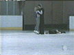 Buffy and Angel kiss in skating rink