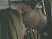 Buffy and Angel kiss in skating rink