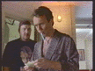 Adam with toothbrush